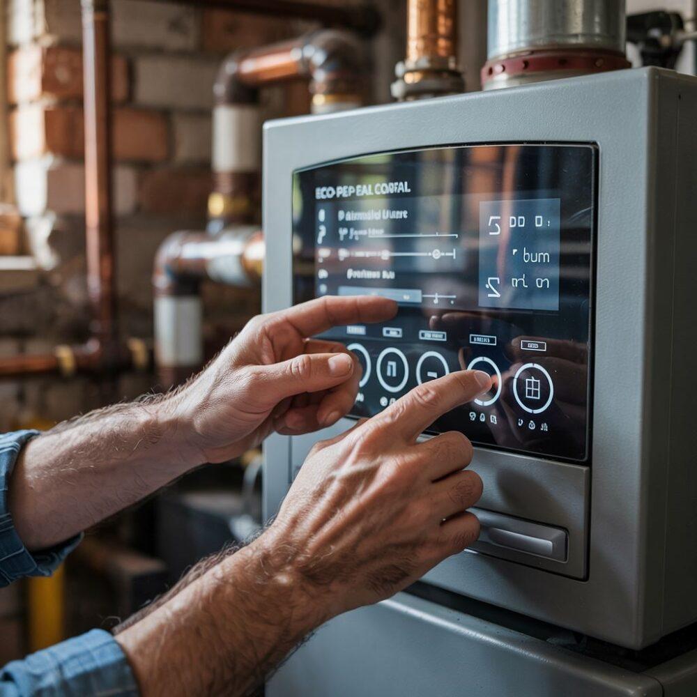 Panel sterowania piecem