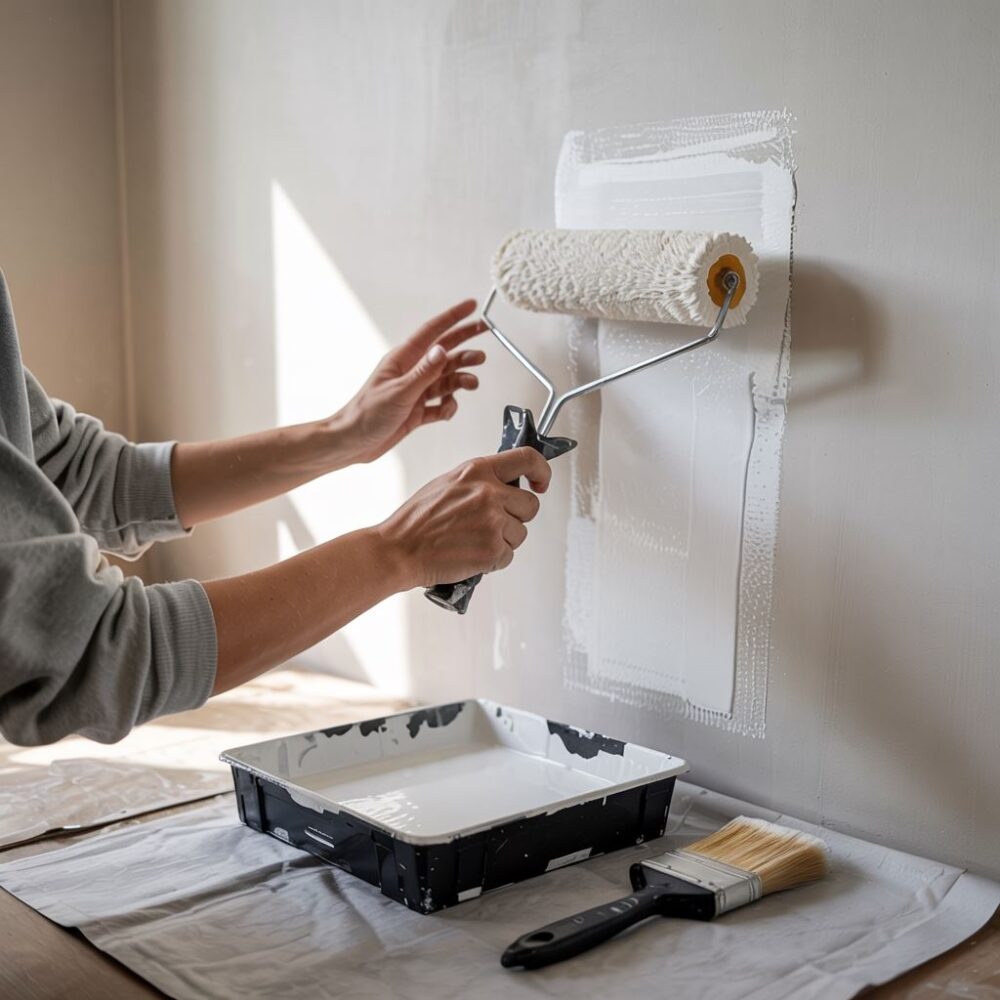 aplikacja gruntu na ścianę