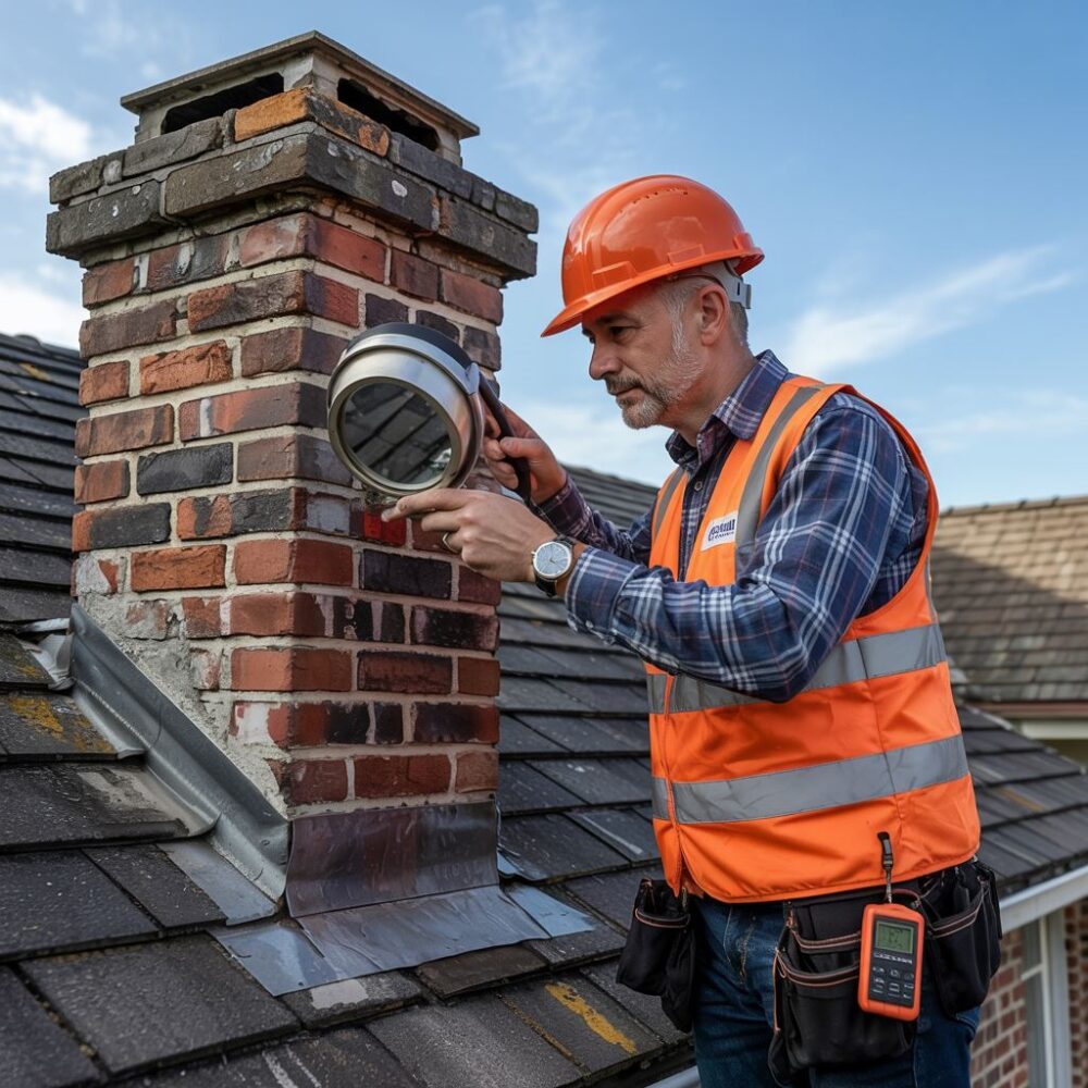 badanie szczelności komina