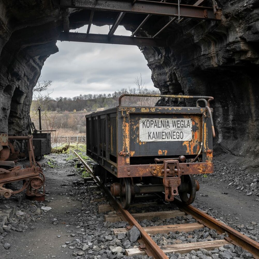brak węgla w kopalni