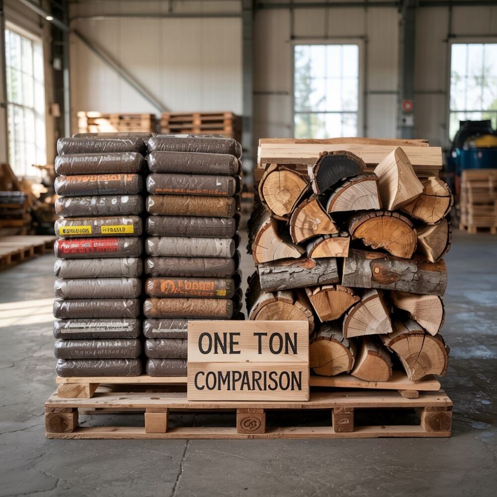 brykiet vs drewno opałowe