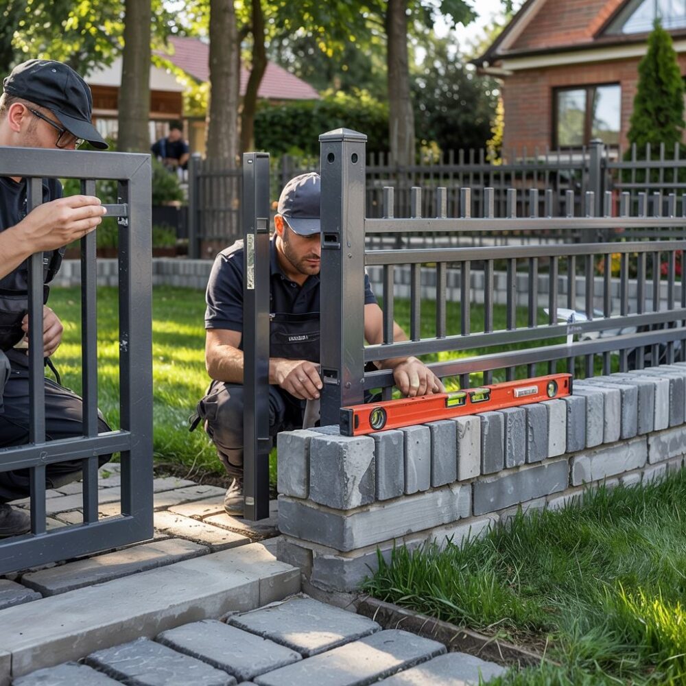 budowa podstawy ogrodzenia