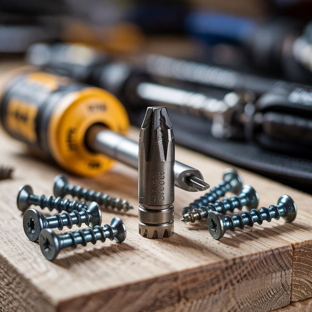 czarny wkręt i końcówka