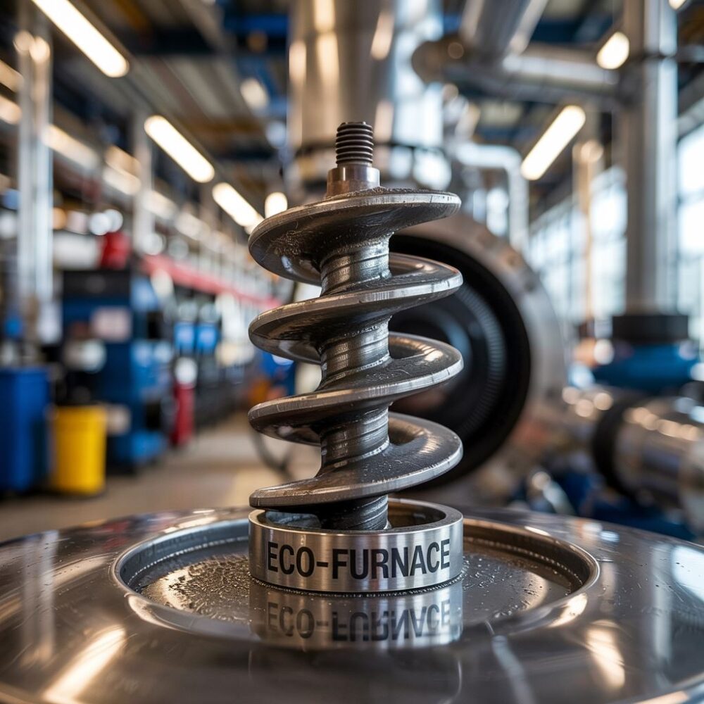 część pieca na ekogroszek