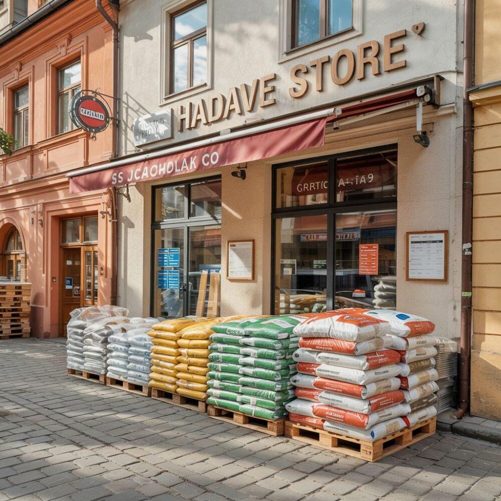 czeski sklep budowlany pellet