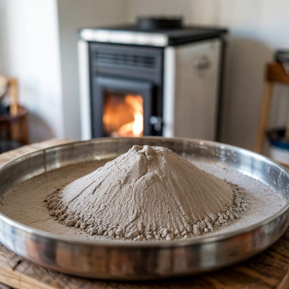 czysty popiół pelletowy