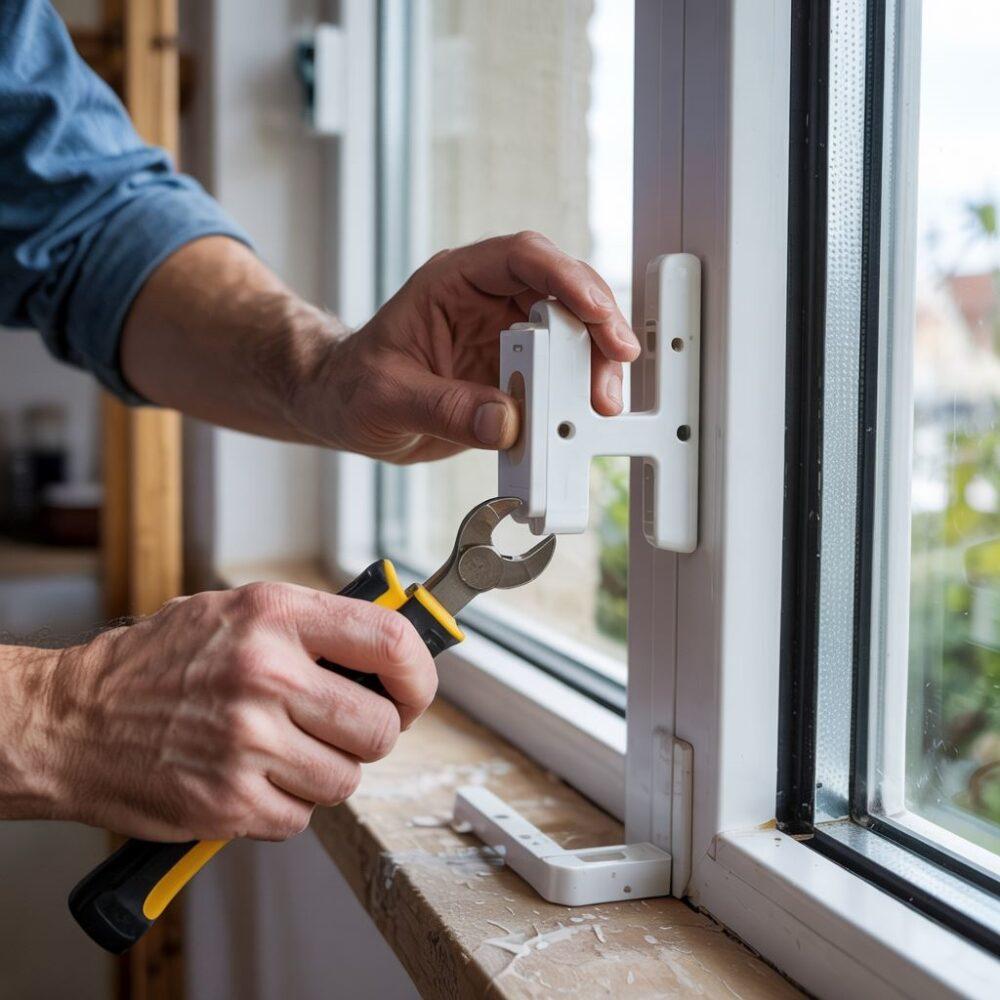 demontaż okna plastikowego