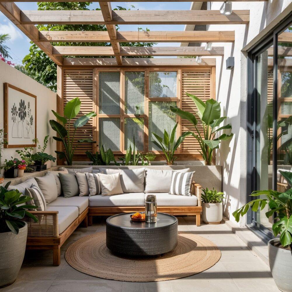 drewniane panele tarasu