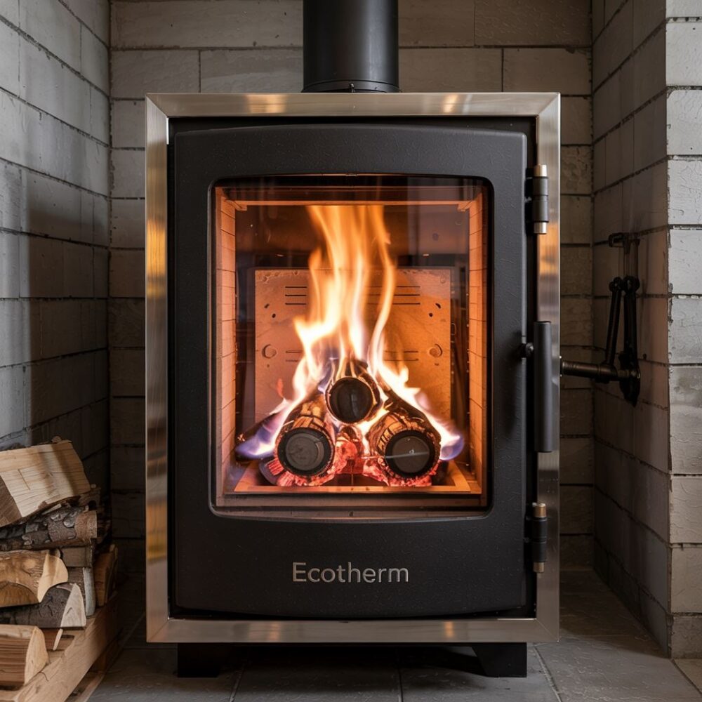 ekogroszek i drewno w kotłowni