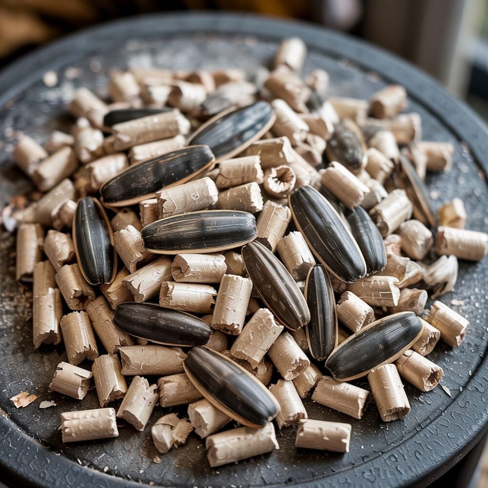 ekologiczne paliwo z łusek