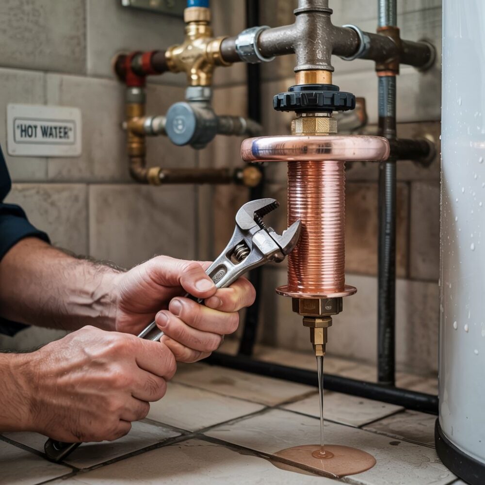 elementy wężownicy w bojlerze