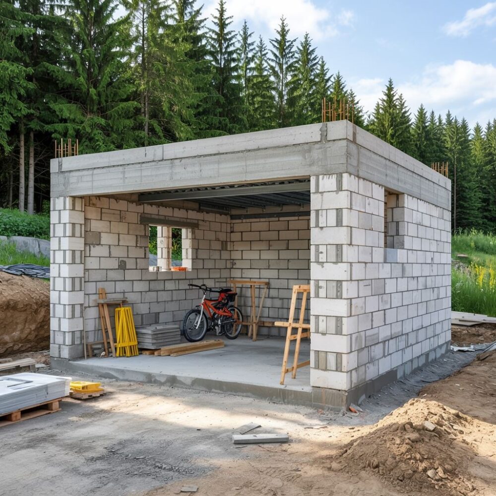 garaż 35m2 w trakcie budowy