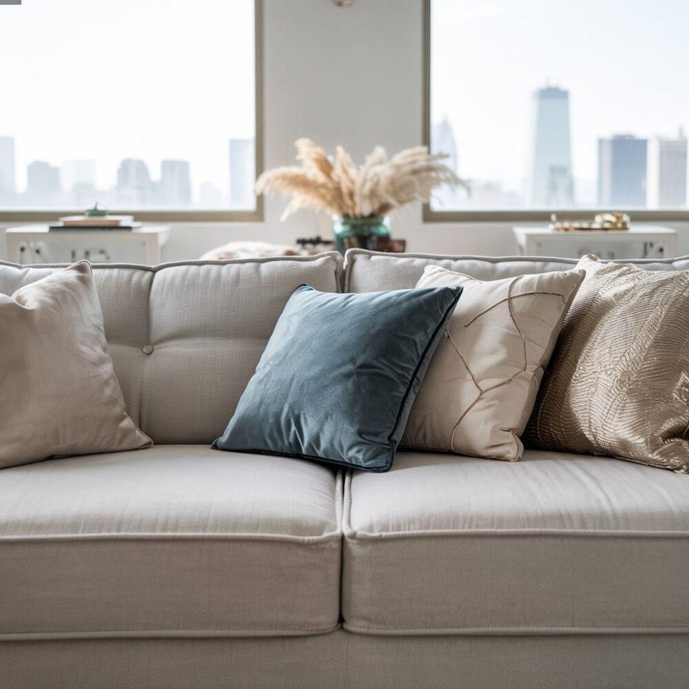 granatowe poduszki dekoracyjne