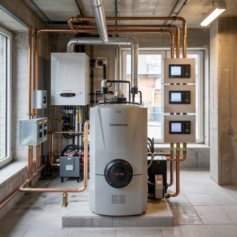 instalacja grzewcza w budynku