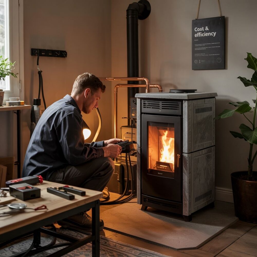 instalacja kotłowni pelletowej