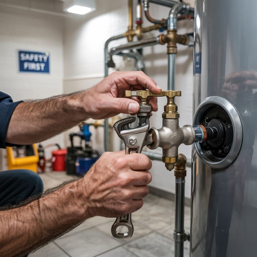 instalacja zaworu wodnego