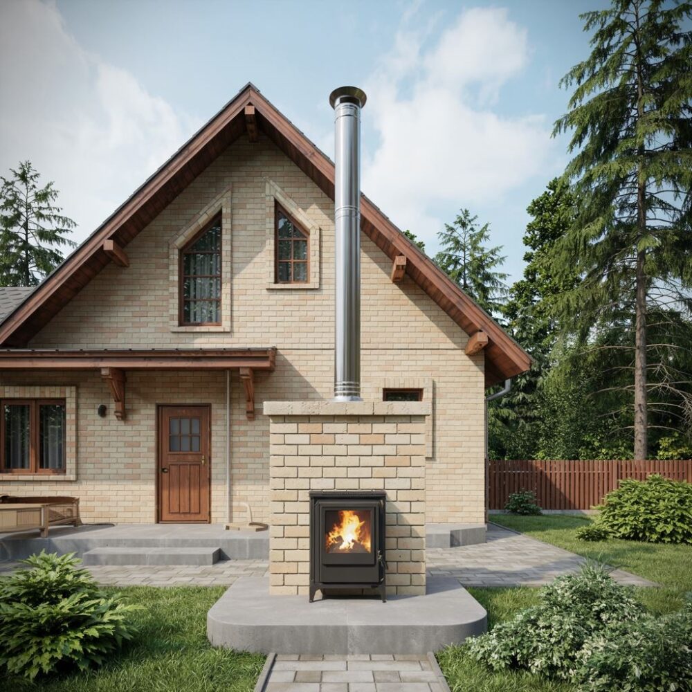 komin do pieca ekogroszek