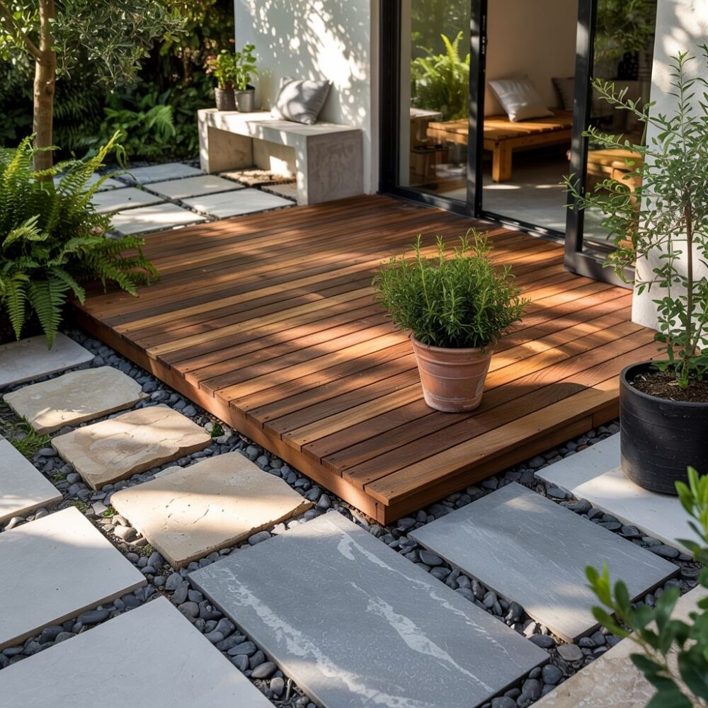 kompozytowe deski na tarasie