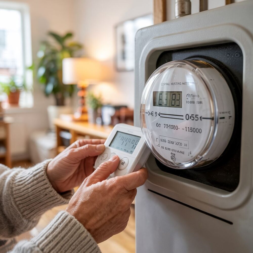 licznik centralnego ogrzewania