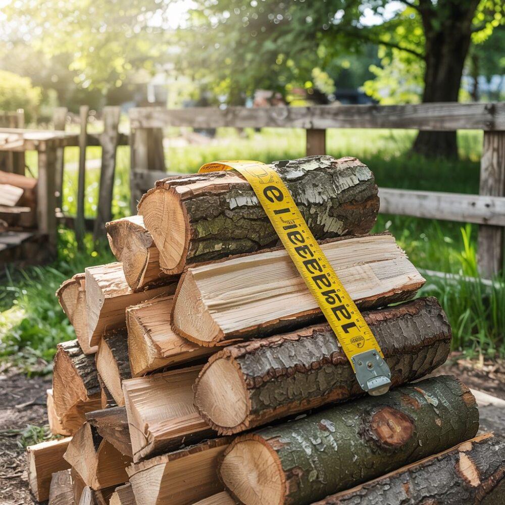 metr drewna do kominka