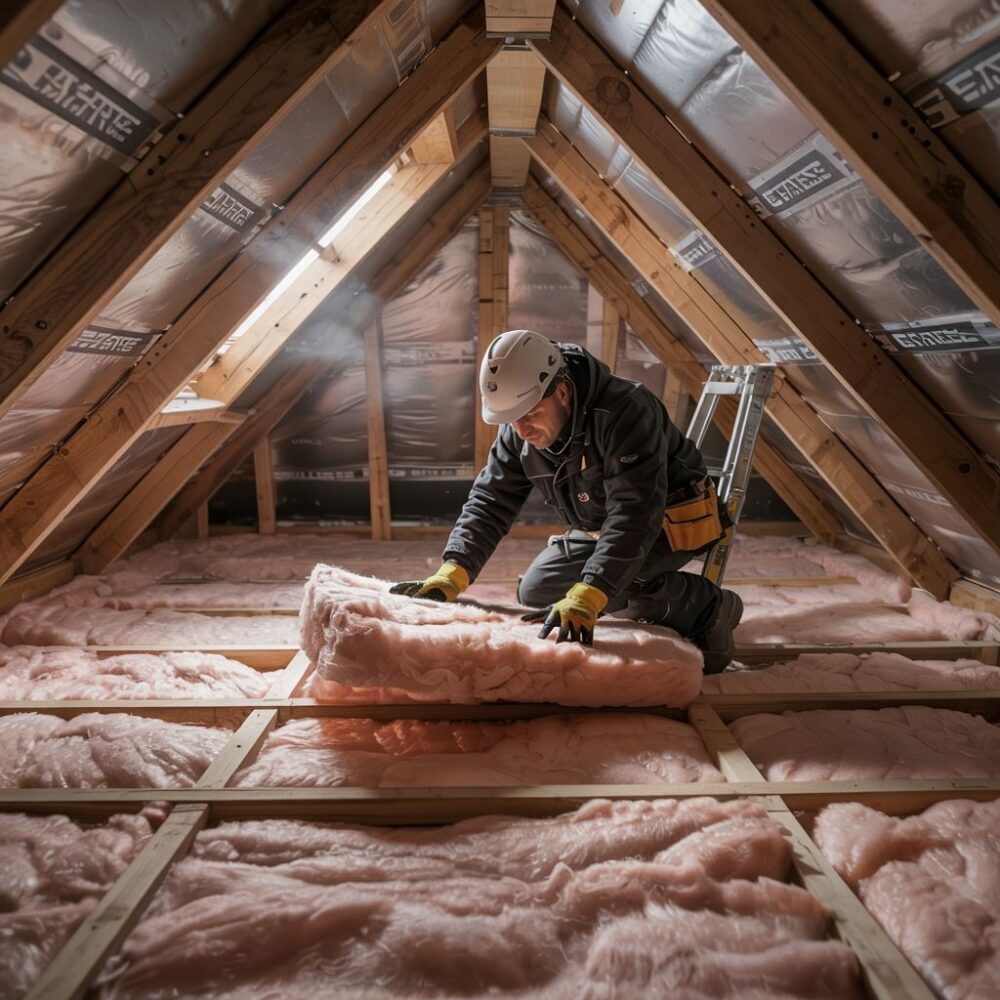 montaż izolacji dachowej