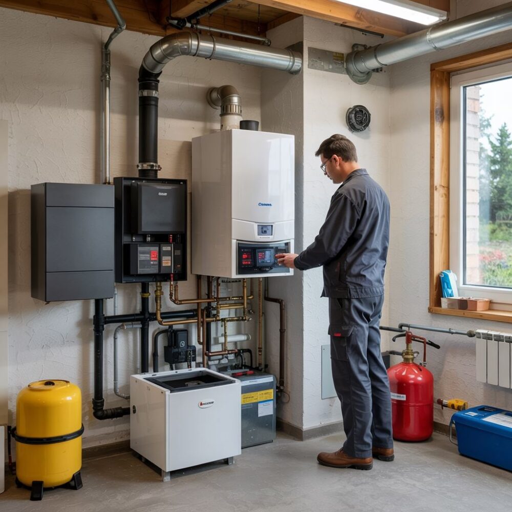 montaż kotła gazowego