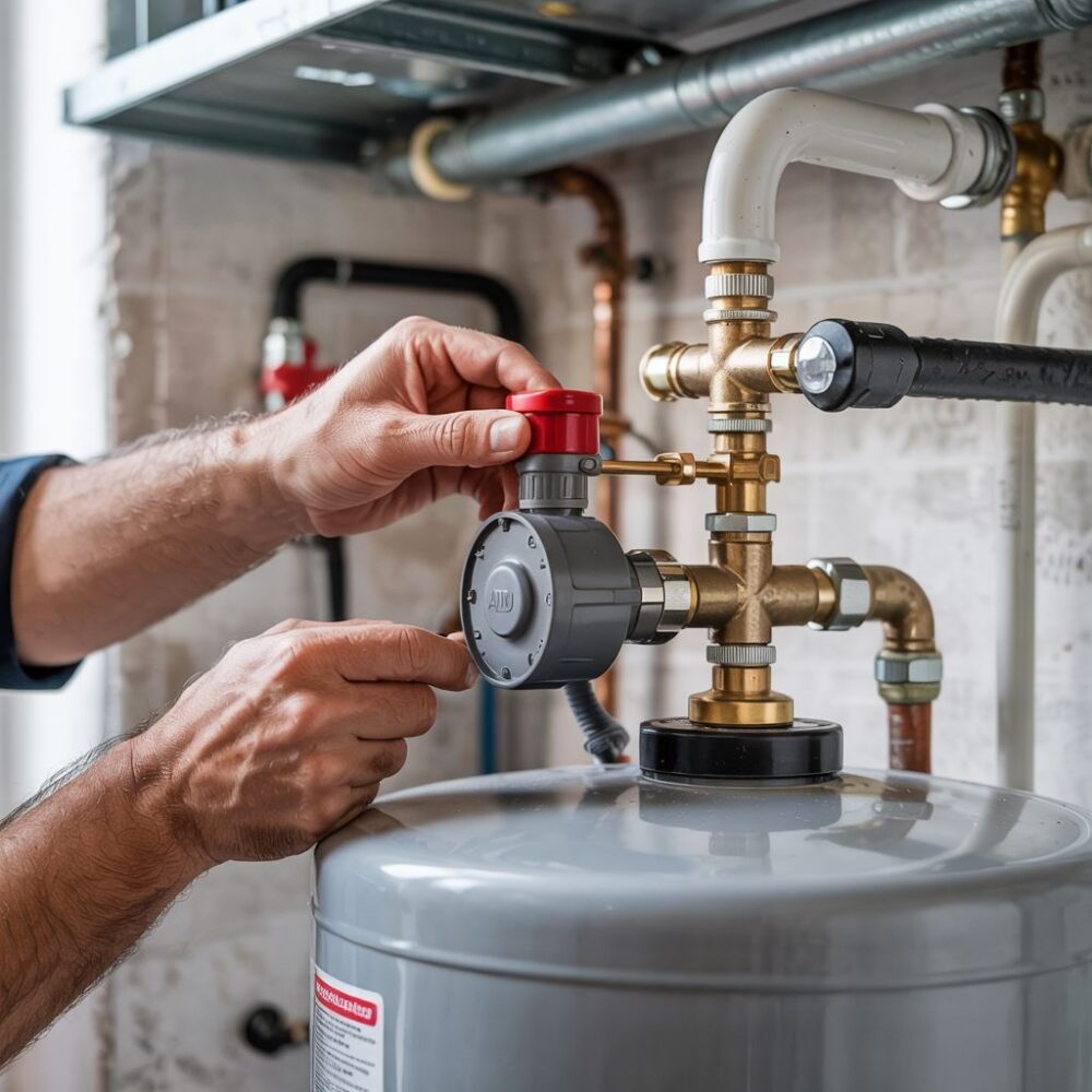 montaż zaworu bezpieczeństwa