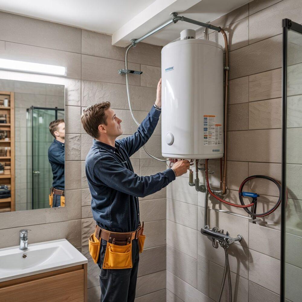 narzędzia do instalacji bojlera