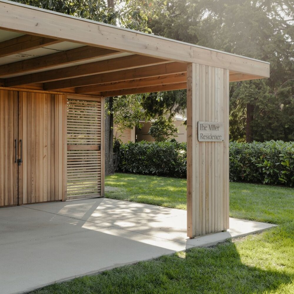 nowoczesna wiata ogrodowa