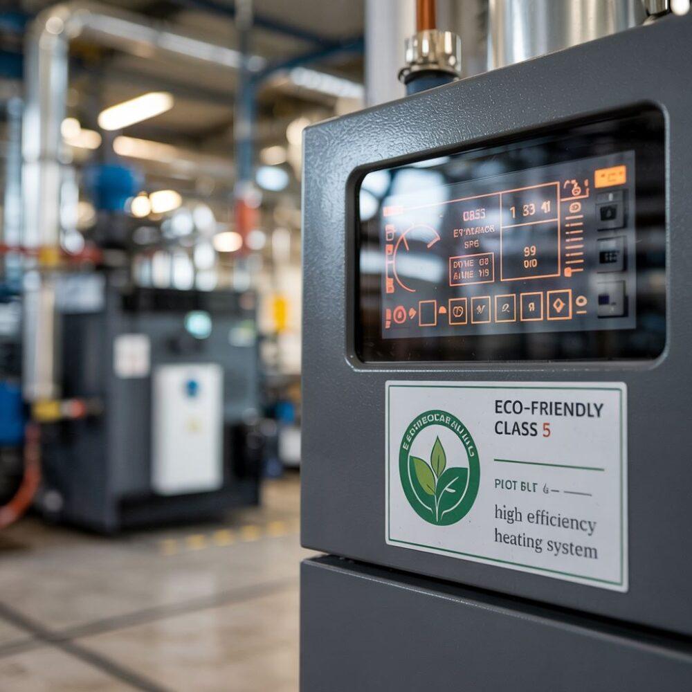 nowoczesny kocioł grzewczy