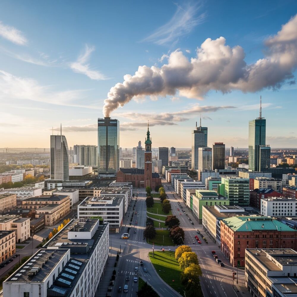 nowoczesny piec do ogrzewania