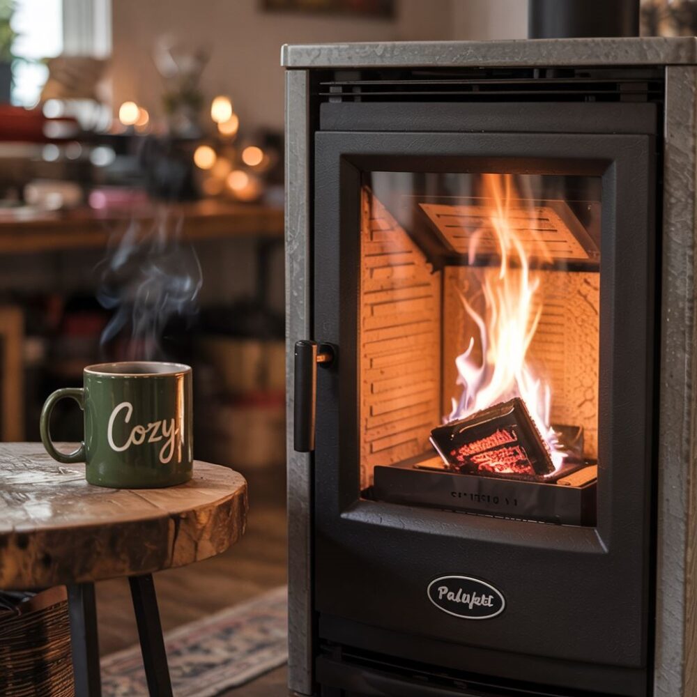 nowoczesny piec grzewczy