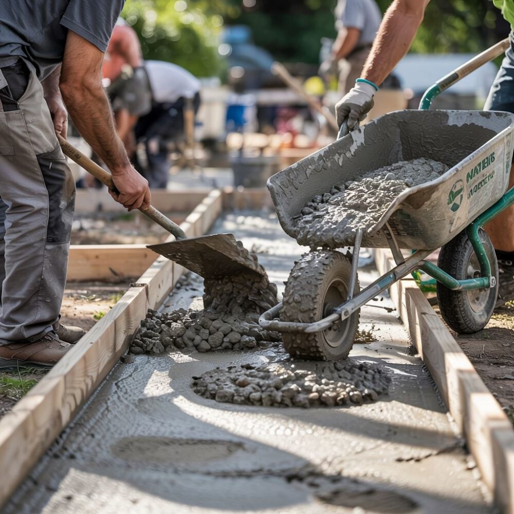 obrzeża ogrodowe z betonu