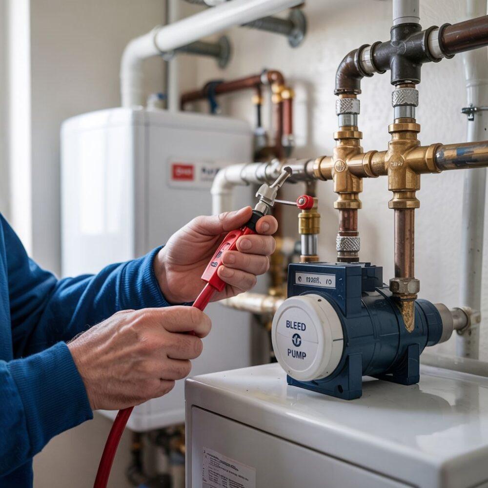 odpowietrzanie pompy CO