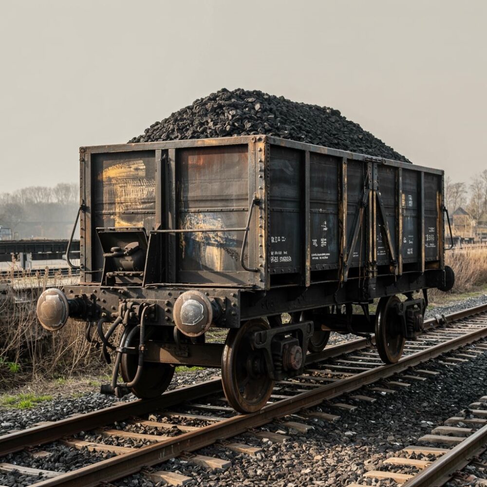 pełny wagon kolejowy
