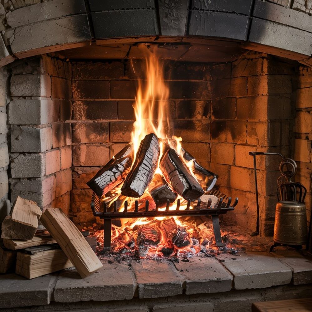 piec opalany brykietem torfowym