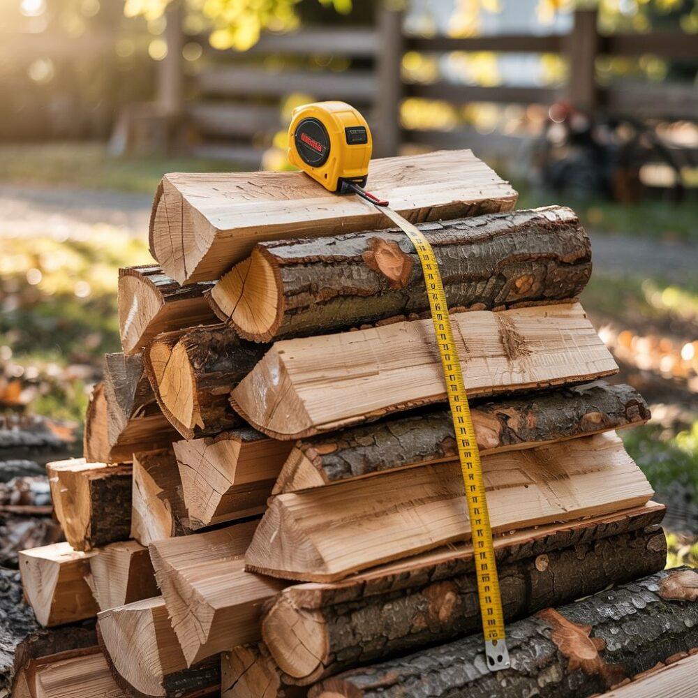 pocięte polana do kominka