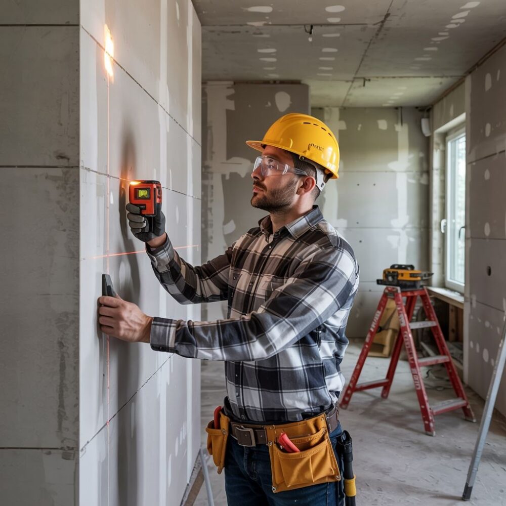 pomiar kąta ściany