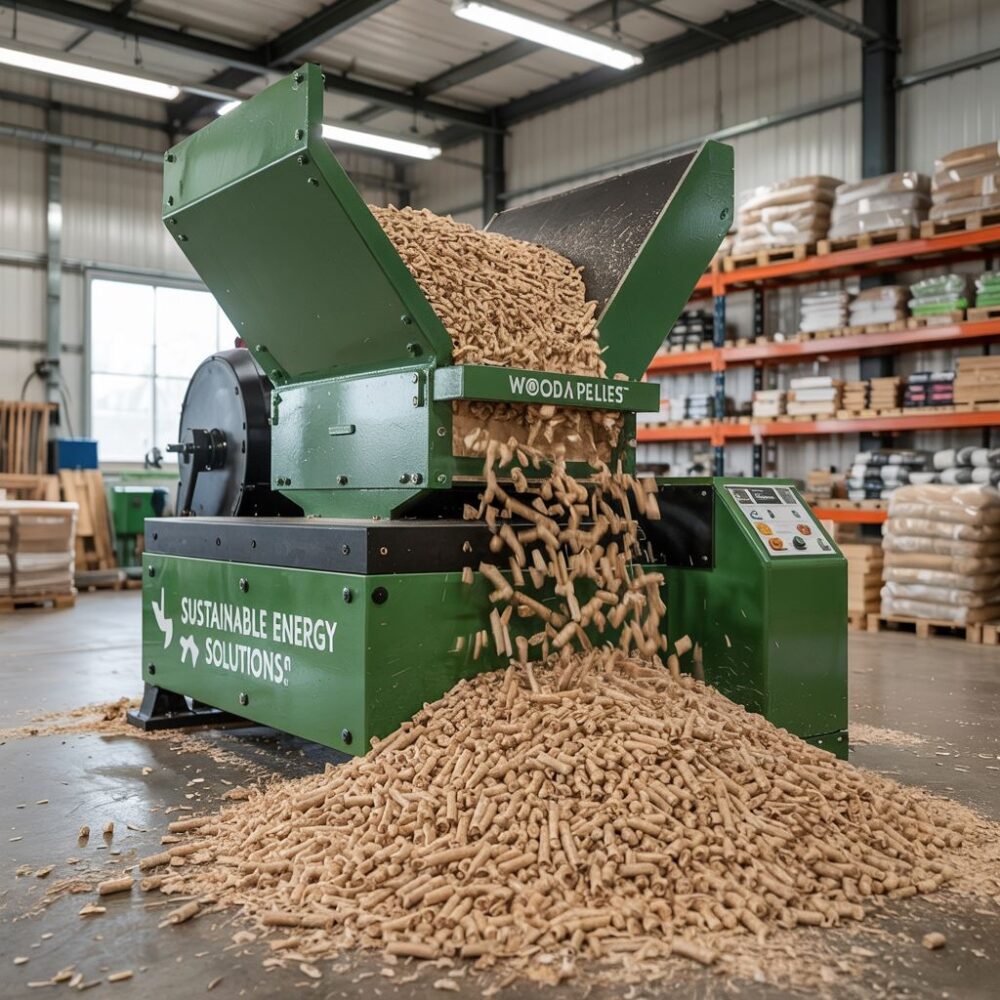 proces prasowania trocin