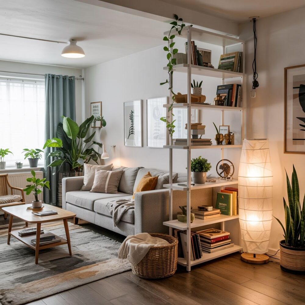 przegroda z roślinami