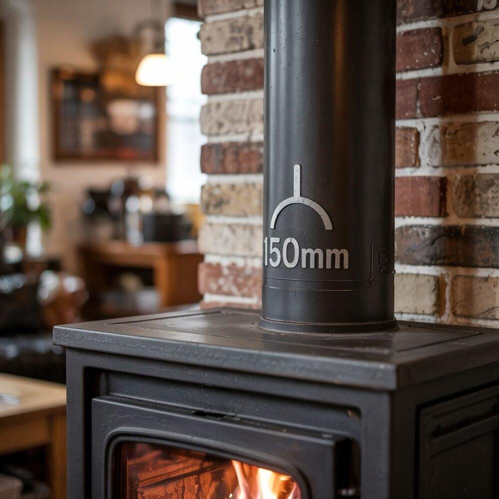 przekrój komina do pieca węglowego