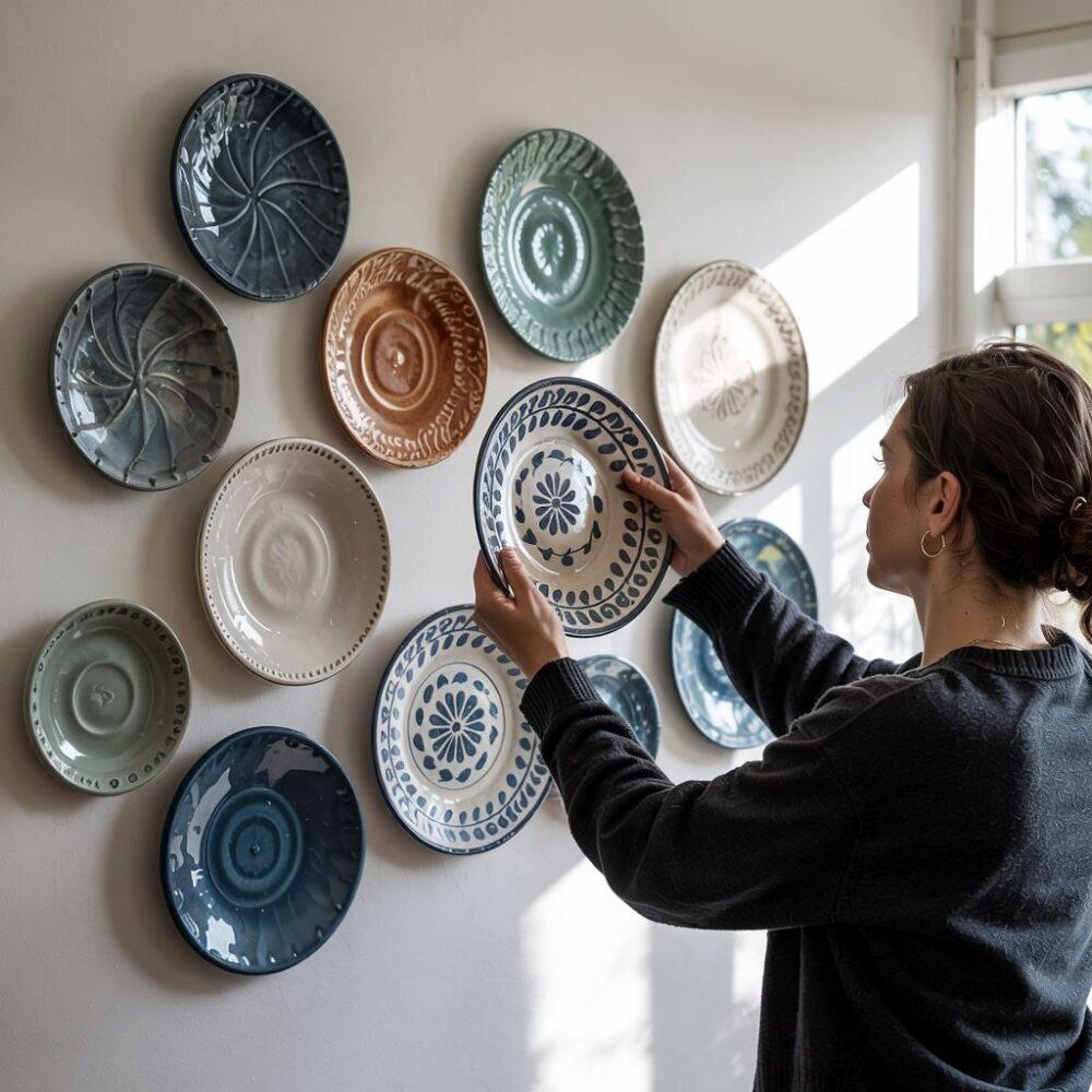 ręce mocujące talerz