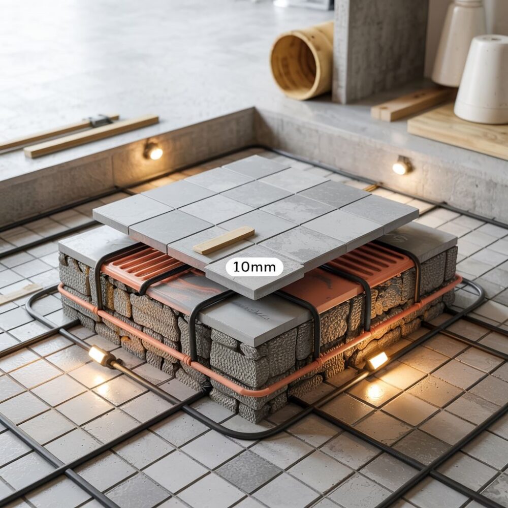 różne grubości gresu