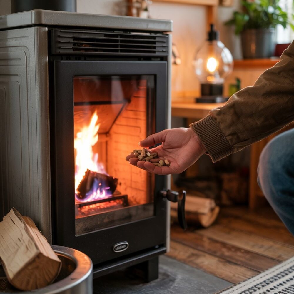 rozpalanie pieca na pellet