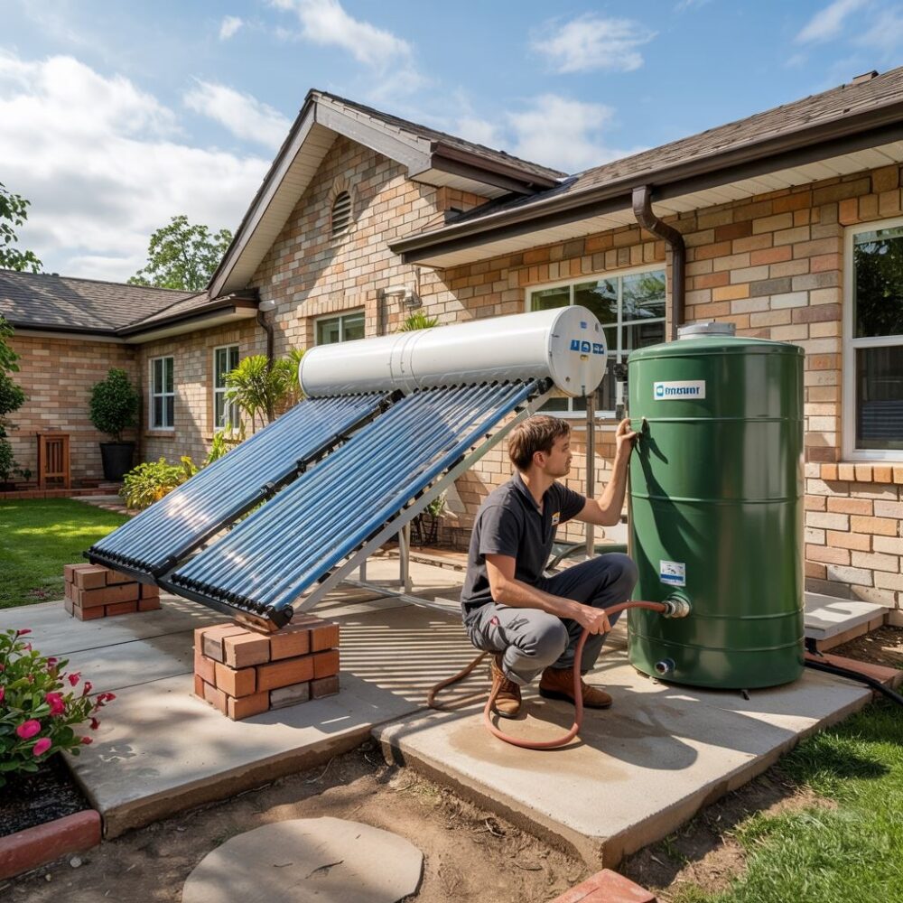 schemat podłączenia kolektora słonecznego