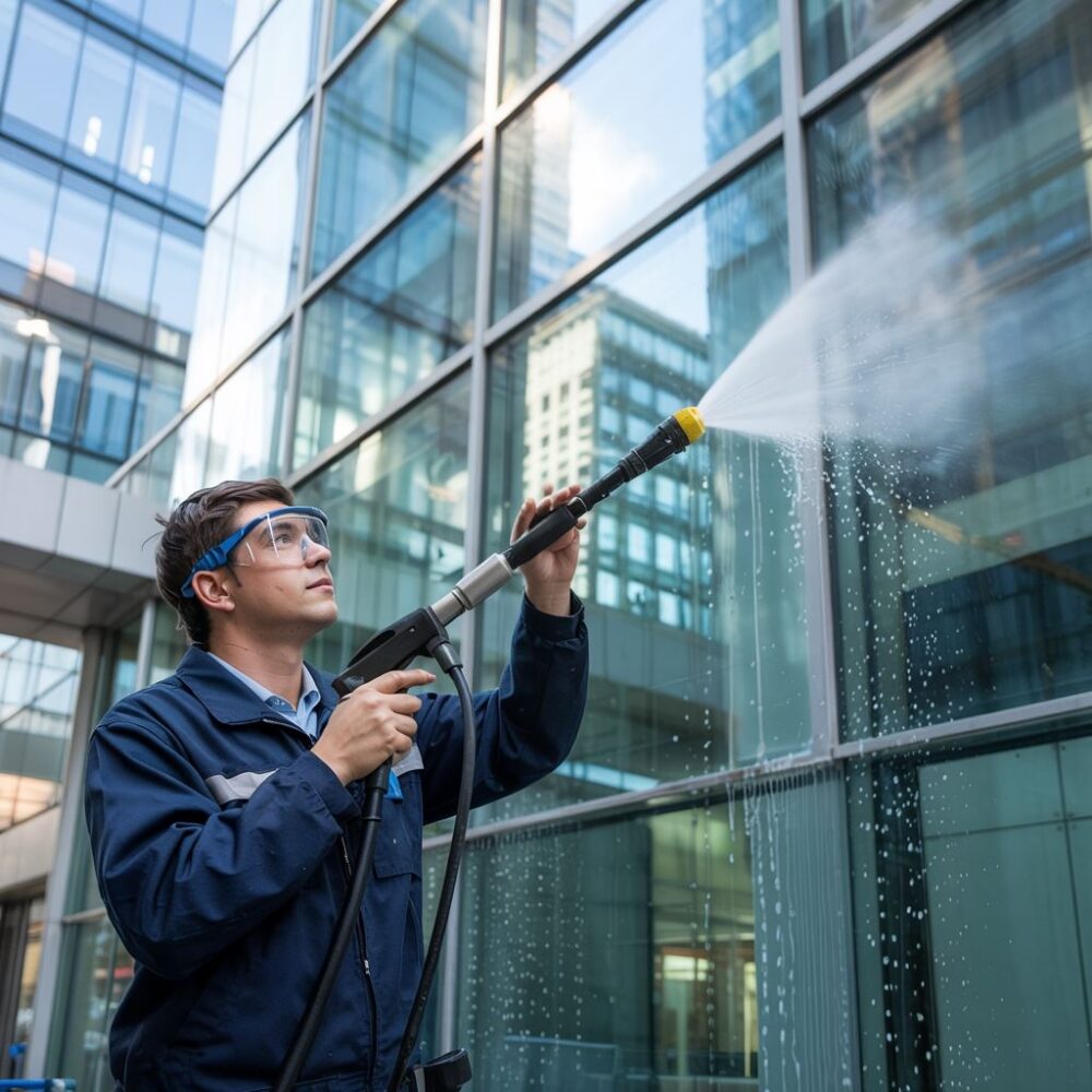 sprzęt do czyszczenia elewacji