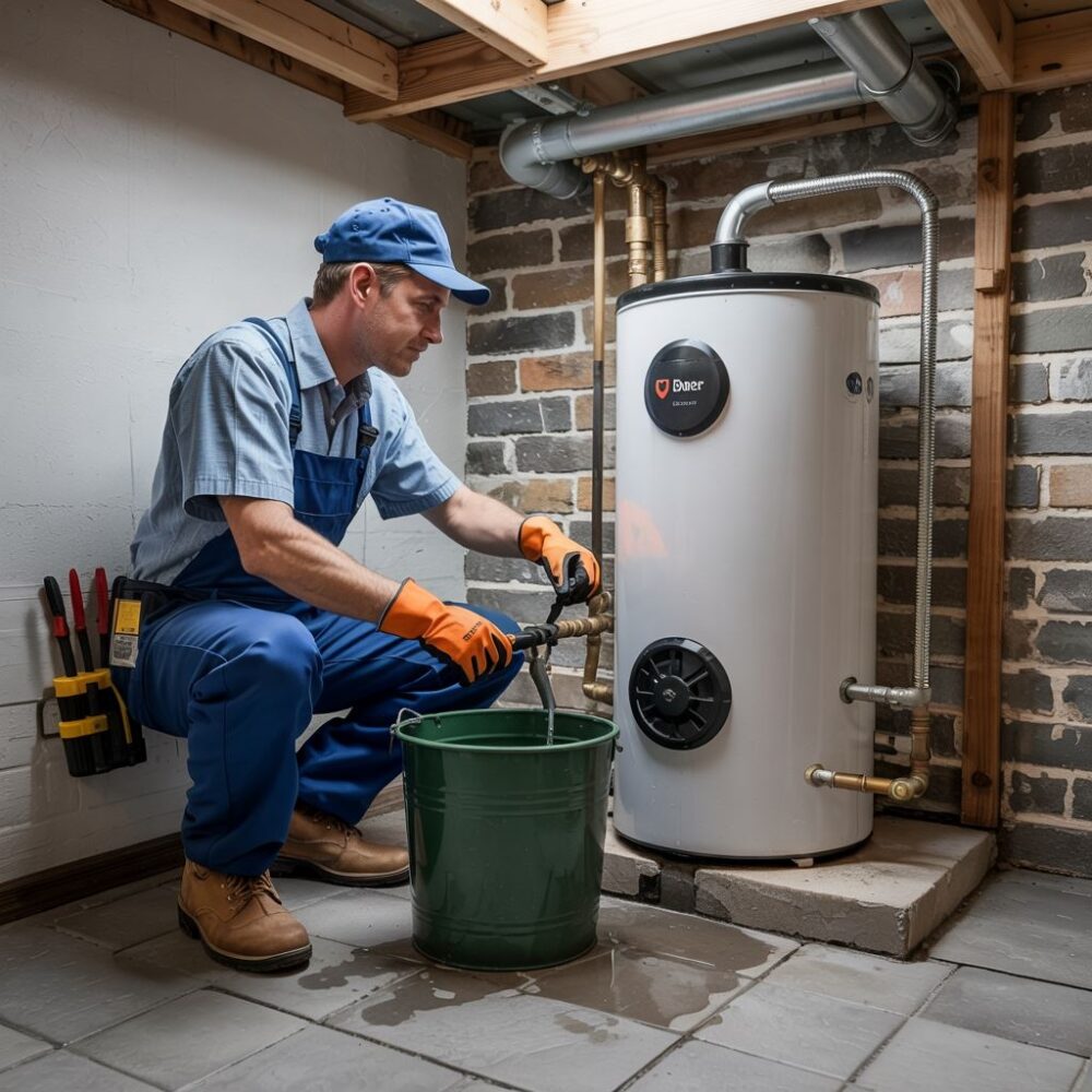 spuszczanie wody z bojlera