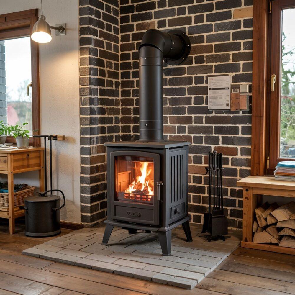 średnica komina pieca węglowego