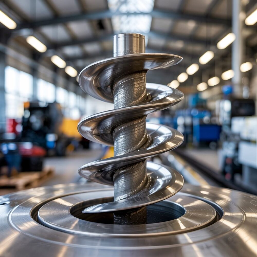 stalowy ślimak do kotła