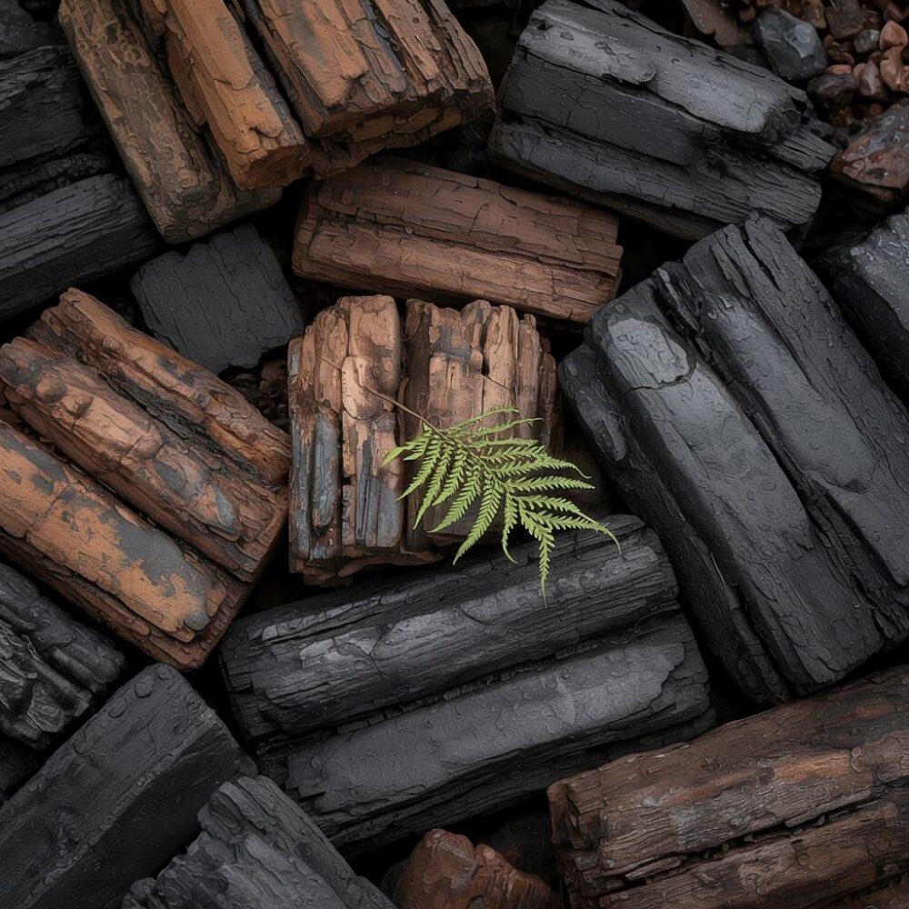 struktura węgla brunatnego